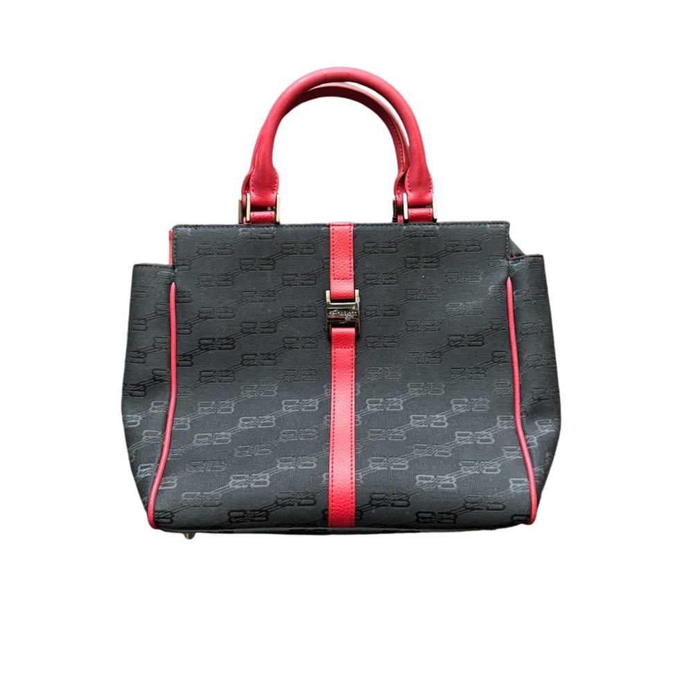 Balenciaga BB Red Black Tote